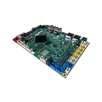 Carte mère industrielle personnalisée OEM RK3568 8 COM 9 USB CAN Bus Rich I/O pour la commande d'automatisation multi-périphériques