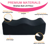 Broderie Logo Léger BBL Oreiller Brésilien Butt Lift Oreiller Après Chirurgie Coussin de Siège pour avec Housse Lavable Amovible