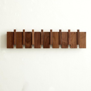<b>Wall</b> Mounted Coat Rack with <b>Hooks</b> Wooden <b>Wall</b> Mount Piano <b>Key</b> Coat Rack Acacia Modern Nordic <b>Wall</b> Hanger Coat and Hat Rack - Product Image 2