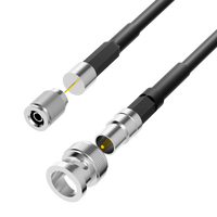 Câble CoaXPress CXP-6 DIN 1.0/2.3 mâle vers BNC mâle 75 Ohm, câble coaxial haute vitesse pour caméra de vision industrielle