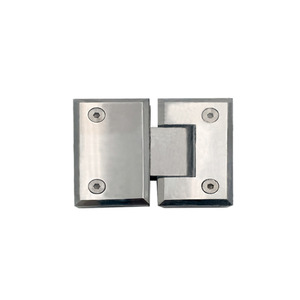 Charnière de porte en verre sans cadre Kellyto en acier inoxydable 304, 89x54x5mm, pour salle de bain, rotation à 180 degrés - Product Image 4