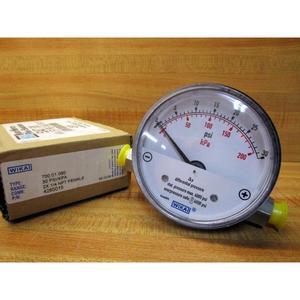 Manomètre différentiel Wika 30 Psi Kpa 2x 1/4 Npt femelle 4260015 - Product Image 1