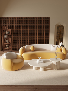 Sofá Modular de Tres Plazas TIANQING KT4, Diseño Moderno y Minimalista, Tapizado en Tela, con Garantía de 1 Año, para Sala de Estar - Product Image 4