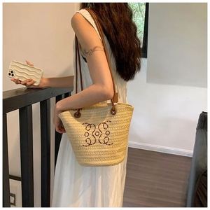 Bolsos Paja Gigante Pedro Palopa Marcie Marrón Barril Botega México Casete De Mano Bolsa Corazón Pequeño Haya - Product Image 4