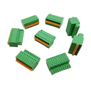 2/3/4/5/6/7/8/9/10 Pin Pluggable Terminal Block PCB Connector With 2.54 3.50 3.81 5.0 5.08 7.5 7.62mm Pitch