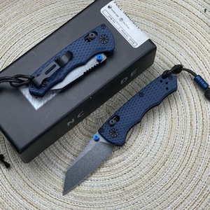 มีดพับใบมีดยุทธวิธีสำหรับกิจกรรมกลางแจ้ง ด้ามจับทำจากเส้นใยไนลอน เหมาะสำหรับตั้งแคมป์ ล่าสัตว์ พกพาสะดวก ใช้เป็นเครื่องมืออเนกประสงค์ - Product Image 6