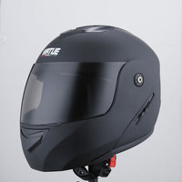 Casque de moto transfrontalier pour hommes et femmes avec double visière et design révélateur à double miroir - Commuter