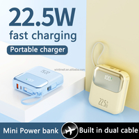 Nuevo banco de energía de carga rápida de bolsillo Delgado 10000 mAh cargador portátil batería externa PowerBanks 10000 MAh cargador de teléfono móvil