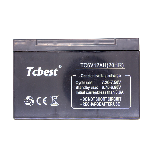 Factory Price 6V 12Ah Sealed Lead Acid SLA Rechargeable Battery for UPS Solar Power Backup