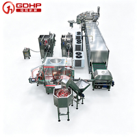 Ligne de remplissage à chaud automatique GDHP GHRG-10 avec refroidissement, bouchage et étiquetage, en acier inoxydable SUS304/SUS316, pour Baume du Tigre, 12 têtes, 10 000 bouteilles