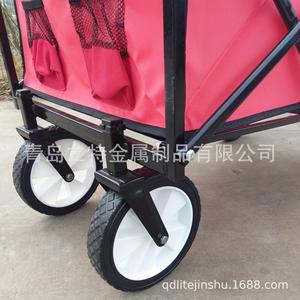 Qingdao Litet Metal Folding Camping <b>Cart</b> Four Wheel Oxford Cloth Outdoor Shopping <b>Cart</b> - Product Image 3