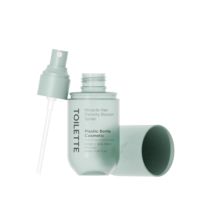Flacon pulvérisateur PET de luxe en forme de capsule 60ml 100ml, vide, pour cosmétiques, brume fine, pour soins capillaires et du cuir chevelu, logo personnalisé