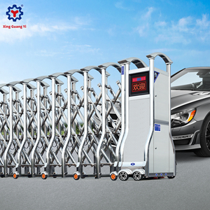 Xgy điện có thể thu vào cổng ngành công nghiệp tự động thép không gỉ có thể thu vào cửa từ xa gấp Barrier Gate cho các trường học - Product Image 2