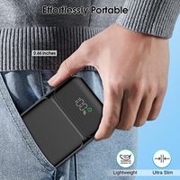 Batterie Externe HYTO 22.5W à Charge Rapide PD3.0 QC4.0, Chargeur Portable avec Câble Intégré, Écran LED, pour Petits Téléphones, 10000mAh