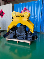 Compacteur vibrant hydraulique pour excavatrice, accessoire de compactage du sol HNCHB