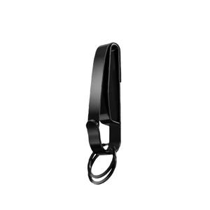 Clip de ceinture en métal à dégagement rapide, porte-clés robuste, chaîne pour ceintures avec 2 anneaux porte-clés pour hommes - Product Image 5