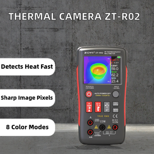 מצלמת הדמיה תרמית אינפרא אדום ZOYI ZT-R02 רזולוציה 96x96 אורך גל 8-14 מטר רגישות 75mk רזולוציית פיקסלים תרמיים 256x192 חיבור Type-C - Product Image 6