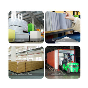 Panneaux acoustiques en fibre de polyester à épaisseur personnalisée, prix d'usine, réduction du bruit, panneaux acoustiques en PET - Product Image 4