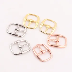 Gold Color 12mm Metal Shoes Pin Buckle For Lady Sandal Shoe Accessories