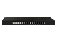 Parafoudre Ethernet RJ45 16 Canaux pour Montage en Rack, Protection Réseau POE Gigabit 10KV, Certifié CE, en Alliage d'Aluminium