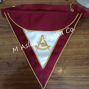 Provincial Past District Scottish Rite Apron | AASR Scottish Rite Apron <b>Collar</b> Sash Gauntlets Cuff - Product Image 3