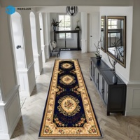 Vente directe d'usine de tapis imprimé en polyester de style chinois élégant au design nouveau tapis d'allée d'hôtel et de salon fabriqué à la machine