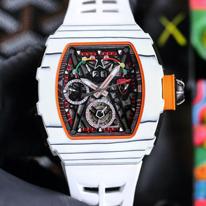 นาฬิกาข้อมือผู้ชายระบบกลไก รุ่น 5003 คอลเลคชั่น ดีไซน์สปอร์ตหรูหรา ตัวเรือนคาร์บอนไฟเบอร์ พร้อมฟังก์ชั่นโครโนกราฟ วัดความเร็ว และทูร์บิญอง - Product Image 2