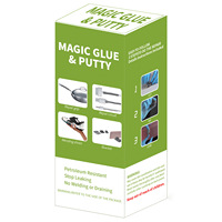 Mastic époxy bicomposant WBG haute résistance pour réparation céramique et métal, colle adhésive en acier inoxydable