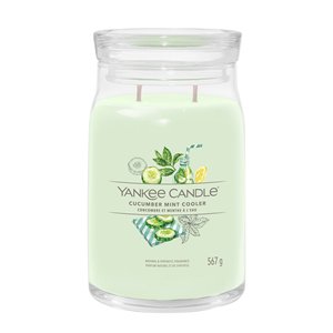 Yankee Candle - Grand pot à 2 mèches, senteur Concombre Menthe Rafraîchissante - Product Image 1