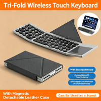 Nouveau mini clavier pliable rechargeable avec interface USB Type-C - Pavé tactile universel portable pour tablettes et smartphones, compatible iPhone Duo