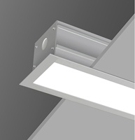 Projecteur de lumière linéaire à led, haute sortie, éclairage encastré avec lumière douce, faible ugirl, pour bureau, 3.5 pouces