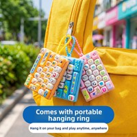 Crayon Shin-chan – Porte-clés anti-stress en plastique, jouet à presser en silicone, breloque créative pour sac à dos de bureau, gadget anti-stress