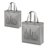 Sac publicitaire réutilisable imperméable en non-tissé laminé
