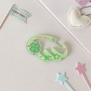 Acrylic Carabiner Charm Holder Plastic Promotional Carabiner Keychain - Product Image 6