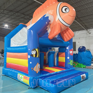 Jumpfun Clownfish Jumping Castle 4,5x4 metros mundo submarino inflable Bouncer Party Hire Bouncing Jumper - Product Image 3