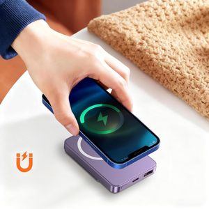 พาวเวอร์แบงค์ 10000mAh 20W ชาร์จเร็วพิเศษ พาวเวอร์แบงค์แม่เหล็กไร้สาย พร้อมหน้าจอ LED - Product Image 6