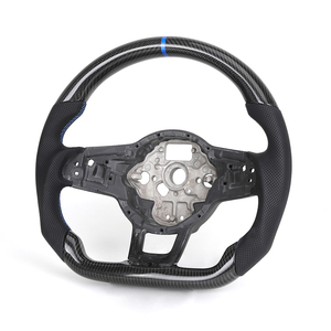 <span class=keywords><strong>Volante</strong></span> de Fibra de Carbono Semiperforado para VW Volkswagen <span class=keywords><strong>Golf</strong></span> 5 6 7 6r 7r R MK5 MK6 MK7 MK7.5 <span class=keywords><strong>Gti</strong></span> Jetta Polo Passat B8 - Product Image 1