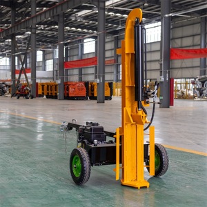 Rajadora de Leña Portátil con Motor de Gasolina, Máquina Hidráulica para Cortar Madera para Uso Forestal - Product Image 1