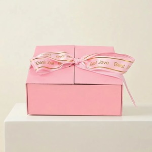 Custom Luxury Paper Packaging Magnetic <b>Gift</b> <b>Pink</b> <b>Boxes</b> with Logo - Product Image 3