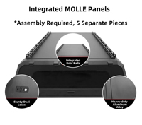 Capot rigide en alliage d'aluminium pour pick-up Holden Colorado RG Double Cab, étanche, verrouillable, sans perçage