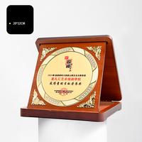 Nouvelle plaque de certificat en bois or personnalisée Médaille Award UV Printing Business Brand Honor Plaque pour la décoration de bureau