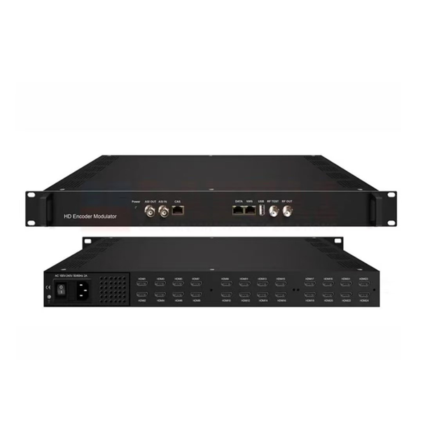 Highfly 24 Inputs and 16 Outputs 24 Way H&DMI Input ISDB Encoder Modulator  ISDB-T (16 Carriers)  Encoder Modulator
