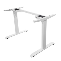 Bureau assis-debout électrique intelligent à double moteur, réglable en hauteur, ergonomique et moderne en fer, garantie 5 ans, pour bureau à domicile