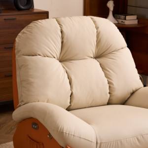 Ghế massage hiện đại cao cấp, thoải mái, kiểu dáng phòng khách, có chức năng rung, bọc vải và khung kim loại - Product Image 3