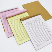 Papier autocopiant NCR écologique et recyclable pour formulaires de factures 	 Carnet de factures en papier carbonisé pour entreprises
