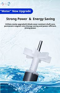 ตัวกรองตู้ปลาไฟฟ้าแบบปรับได้ ปรับปริมาณออกซิเจน ทิศทางการไหลของน้ำ  ตัวกรองน้ำ/เพิ่มออกซิเจน/หมุนเวียนน้ำ ทำจากพลาสติก - Product Image 4