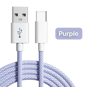 Adaptadores de cable de datos de carga rápida USB a tipo C de 6 pies para teléfono - Product Image 1