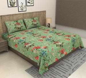 ผ้าปูที่นอนพรีเมียมคุณภาพสูง พร้อมปลอกหมอน 2 ใบ ชุดผ้าปูที่นอนผ้าฝ้าย 300 เส้นด้าย เป็นมิตรกับสิ่งแวดล้อม ปลอกหมอน 2 ใบ - Product Image 1