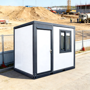 Cabine de bureau portable de 10 pieds, conteneur de bureau mobile préfabriqué pour espace de travail temporaire - Product Image 1