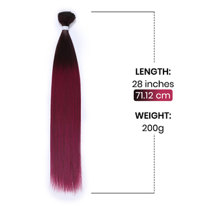<span class=keywords><strong>Capelli</strong></span> Sintetici Premium Resistenti al Calore, Fibra Organica Bio ad Alta Temperatura, Lisci e Ondulati, Tessitura a Doppia Trama - Product Image 1